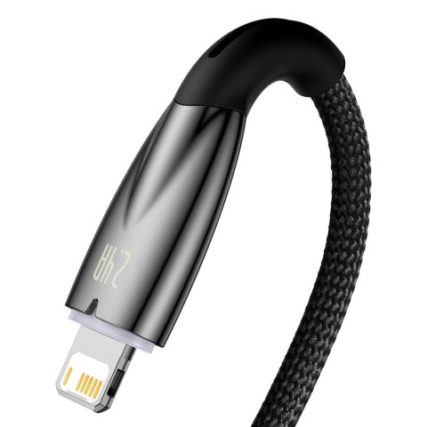 Glimmer Series kabel USB-A Iphone Lightning 480Mb-s 2.4A 2m czarny Glimmer Series kabel USB-A Iphone Lightning 480Mb-s 2.4A 2m czarny