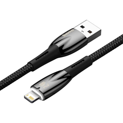 Glimmer Series kabel USB-A Iphone Lightning 480Mb-s 2.4A 2m czarny Glimmer Series kabel USB-A Iphone Lightning 480Mb-s 2.4A 2m czarny