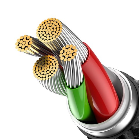 Glimmer Series kabel USB-A Iphone Lightning 480Mb-s 2.4A 2m czarny Glimmer Series kabel USB-A Iphone Lightning 480Mb-s 2.4A 2m czarny