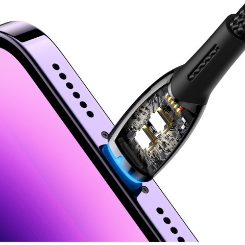 Glimmer Series kabel USB-A Iphone Lightning 480Mb-s 2.4A 2m czarny Glimmer Series kabel USB-A Iphone Lightning 480Mb-s 2.4A 2m czarny