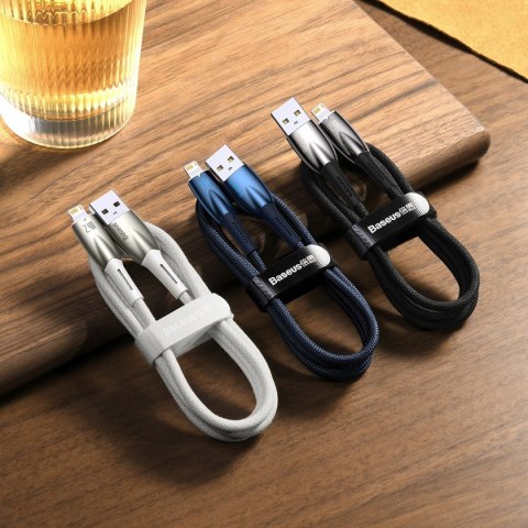 Glimmer Series kabel USB-A Iphone Lightning 480Mb-s 2.4A 2m czarny Glimmer Series kabel USB-A Iphone Lightning 480Mb-s 2.4A 2m czarny