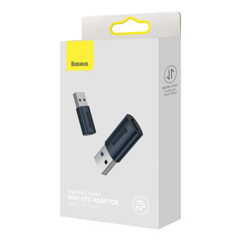 Przejściówka adapter USB 3.1 OTG do USB-C niebieski Przejściówka adapter USB 3.1 OTG do USB-C niebieski