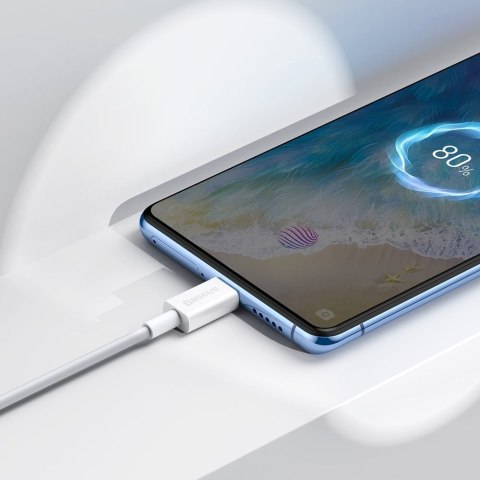 Superior kabel przewód USB microUSB do szybkiego ładowania 2A 1m biały Superior kabel przewód USB microUSB do szybkiego ładowania 2A 1m biały