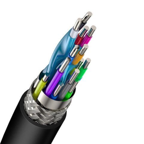 Kabel przewód HDMI 2.0 4K 60Hz 3D HDR 18Gbps 3m - czarny Kabel przewód HDMI 2.0 4K 60Hz 3D HDR 18Gbps 3m - czarny