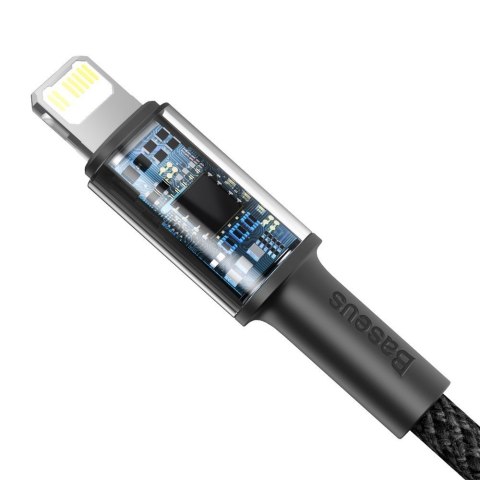 Kabel przewód do iPhone USB-C - Lightning szybkie ładowanie 20W 2m - czarny Kabel przewód do iPhone USB-C - Lightning szybkie ładowanie 20W 2m - czarny