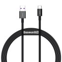 Kabel przewód Superior do Huawei USB - USB-C 11V / 6A SuperCharge 1m - czarny