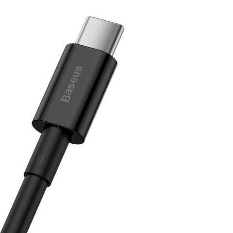 Kabel przewód Superior do Huawei USB - USB-C 11V / 6A SuperCharge 1m - czarny Kabel przewód Superior do Huawei USB - USB-C 11V / 6A SuperCharge 1m - czarny