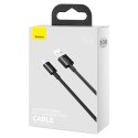 Kabel przewód Superior do Huawei USB - USB-C 11V / 6A SuperCharge 1m - czarny