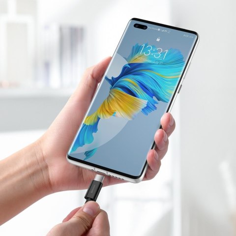 Kabel przewód Superior do Huawei USB - USB-C 11V / 6A SuperCharge 1m - czarny Kabel przewód Superior do Huawei USB - USB-C 11V / 6A SuperCharge 1m - czarny
