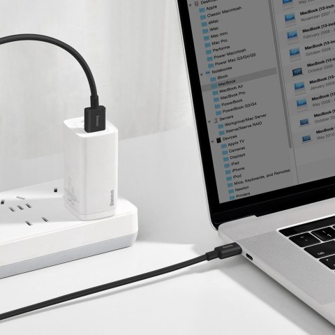Kabel przewód Superior do Huawei USB - USB-C 11V / 6A SuperCharge 1m - czarny Kabel przewód Superior do Huawei USB - USB-C 11V / 6A SuperCharge 1m - czarny