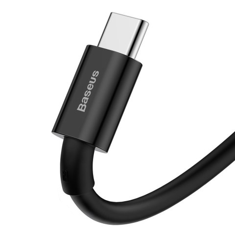Kabel przewód Superior do Huawei USB - USB-C 11V / 6A SuperCharge 1m - czarny Kabel przewód Superior do Huawei USB - USB-C 11V / 6A SuperCharge 1m - czarny