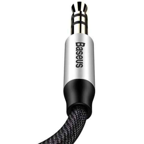 Kabel przewód audio stereo Yiven M30 AUX 3.5mm Mini Jack 1.5m - srebrno-czarny Kabel przewód audio stereo Yiven M30 AUX 3.5mm Mini Jack 1.5m - srebrno-czarny