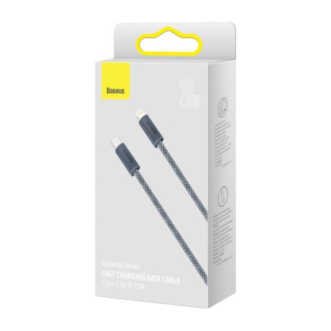 Kabel przewód do iPhone USB-C - Lightning Power Delivery 20W 2m - szary Kabel przewód do iPhone USB-C - Lightning Power Delivery 20W 2m - szary