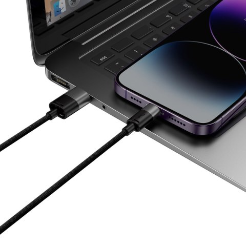 Kabel przewód do telefonu StarSpeed 3w1 USB - micro USB / iPhone Lightning / USB-C 1.2m - czarny Kabel przewód do telefonu StarSpeed 3w1 USB - micro USB / iPhone Lightning / USB-C 1.2m - czarny