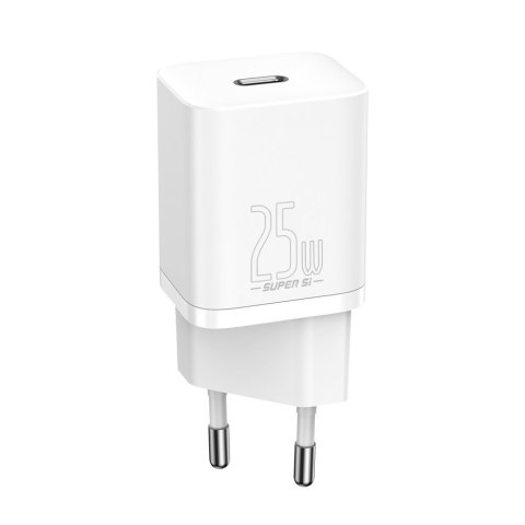 Super szybka ładowarka USB-C 25W Power Delivery Quick Charge - biały Super szybka ładowarka USB-C 25W Power Delivery Quick Charge - biały