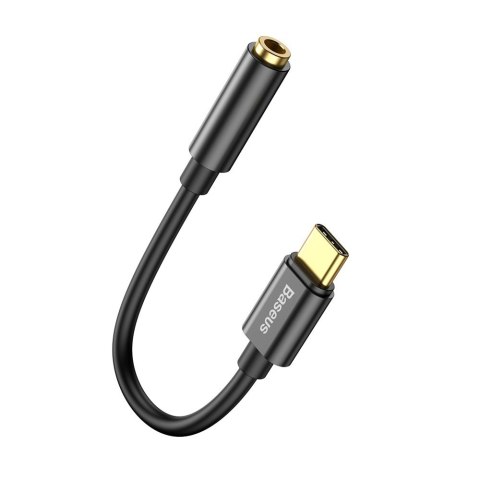 Adapter do słuchawek przejściówka L54 z USB-C na gniazdo audio jack 3.5mm DAC czarny Adapter do słuchawek przejściówka L54 z USB-C na gniazdo audio jack 3.5mm DAC czarny
