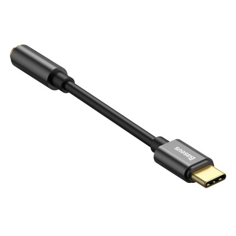 Adapter do słuchawek przejściówka L54 z USB-C na gniazdo audio jack 3.5mm DAC czarny Adapter do słuchawek przejściówka L54 z USB-C na gniazdo audio jack 3.5mm DAC czarny