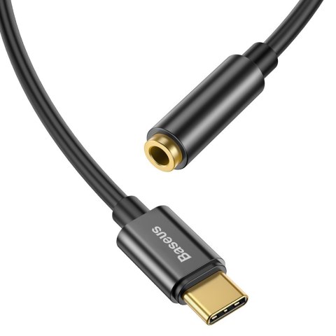 Adapter do słuchawek przejściówka L54 z USB-C na gniazdo audio jack 3.5mm DAC czarny Adapter do słuchawek przejściówka L54 z USB-C na gniazdo audio jack 3.5mm DAC czarny