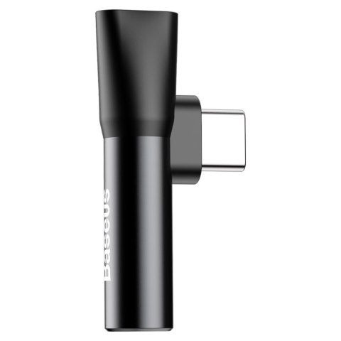 Audio Converter L41 adapter przejściówka ze złącza USB-C na port USB-C + Jack 3.5 mm czarny Audio Converter L41 adapter przejściówka ze złącza USB-C na port USB-C + Jack 3.5 mm czarny