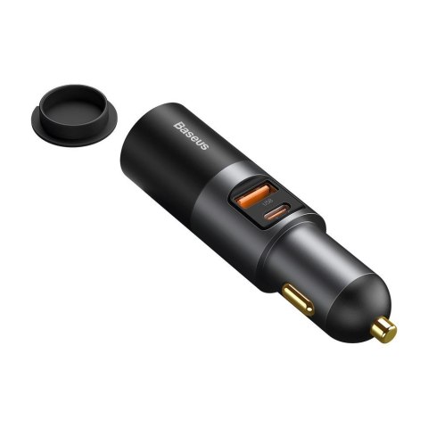 Ładowarka samochodowa USB USB-C gniazdo zapalniczki QC PD Share Together szary Ładowarka samochodowa USB USB-C gniazdo zapalniczki QC PD Share Together szary