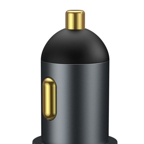 Ładowarka samochodowa USB USB-C gniazdo zapalniczki QC PD Share Together szary Ładowarka samochodowa USB USB-C gniazdo zapalniczki QC PD Share Together szary