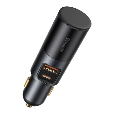 Ładowarka samochodowa USB USB-C gniazdo zapalniczki QC PD Share Together szary Ładowarka samochodowa USB USB-C gniazdo zapalniczki QC PD Share Together szary