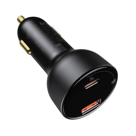 Szybka ładowarka samochodowa Superme USB USB-C PPS QC PD + kabel 1m czarny Szybka ładowarka samochodowa Superme USB USB-C PPS QC PD + kabel 1m czarny
