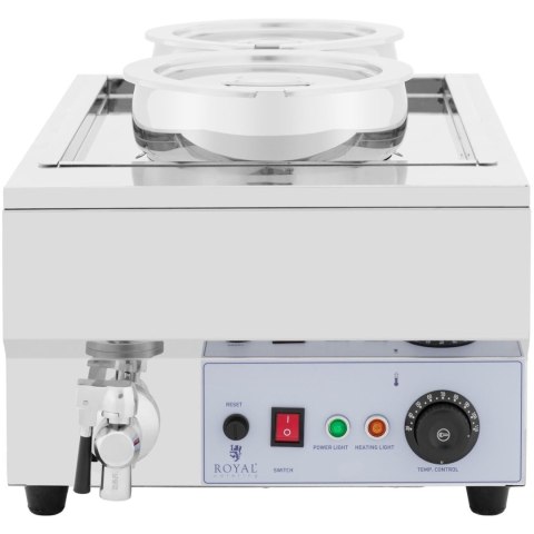Bemar elektryczny podgrzewacz stacja do zupy fondue czekolady 1500 W 2 x 7 l Bemar elektryczny podgrzewacz stacja do zupy fondue czekolady 1500 W 2 x 7 l