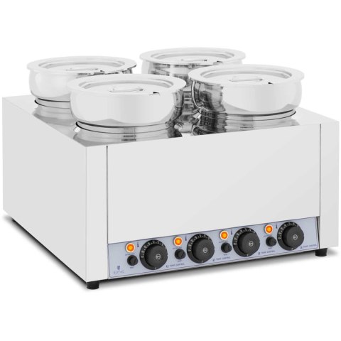 Bemar elektryczny podgrzewacz stacja do zupy fondue czekolady 2000 W 4 x 7 l Bemar elektryczny podgrzewacz stacja do zupy fondue czekolady 2000 W 4 x 7 l
