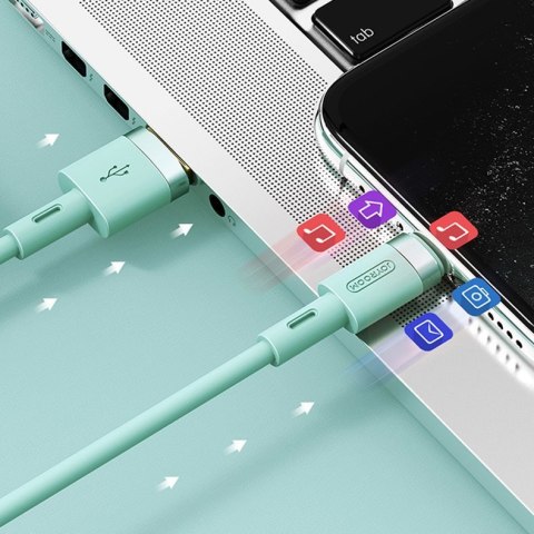 Kabel przewód do iPhone USB - Lightning 2.4A 1.2m czarny Kabel przewód do iPhone USB - Lightning 2.4A 1.2m czarny