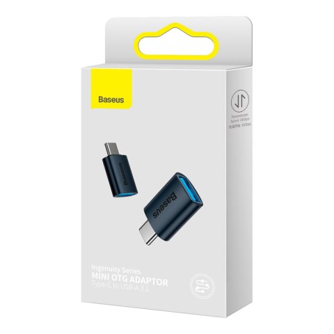 Przejściówka adapter z USB-C do USB-A Ingenuity Series niebieski Przejściówka adapter z USB-C do USB-A Ingenuity Series niebieski