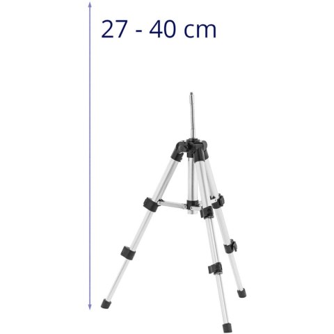 Statyw tripod do lasera krzyżowego aparatu 27-40 cm gwint 1/4'' Statyw tripod do lasera krzyżowego aparatu 27-40 cm gwint 1/4''