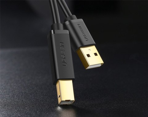 Kabel przewód do drukarki USB - USB Typ B 3m czarny Kabel przewód do drukarki USB - USB Typ B 3m czarny