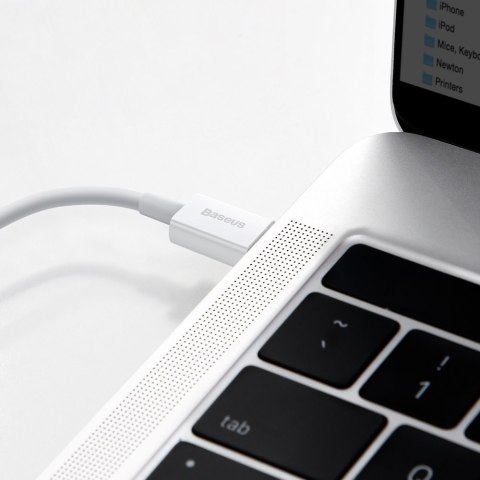 Kabel przewód do iPhone USB Typ C - Lightning Power Delivery 20W 1m biały Kabel przewód do iPhone USB Typ C - Lightning Power Delivery 20W 1m biały