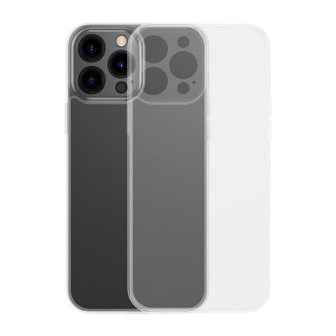 Etui pokrowiec do iPhone 13 Pro Max sztywna obudowa z żelową ramką przezroczysty Etui pokrowiec do iPhone 13 Pro Max sztywna obudowa z żelową ramką przezroczysty