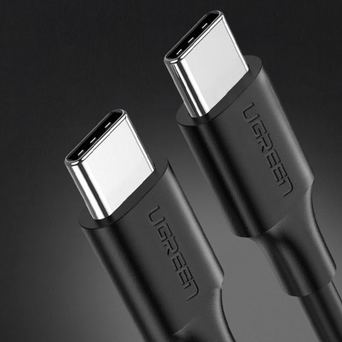 Kabel przewód USB Typ C do ładowania i transferu danych 3A 1m czarny Kabel przewód USB Typ C do ładowania i transferu danych 3A 1m czarny