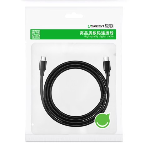 Kabel przewód USB Typ C do ładowania i transferu danych 3A 1m czarny Kabel przewód USB Typ C do ładowania i transferu danych 3A 1m czarny