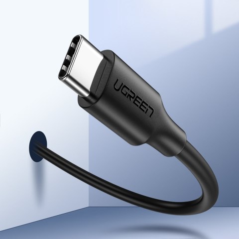 Kabel przewód USB Typ C do ładowania i transferu danych 3A 1m czarny Kabel przewód USB Typ C do ładowania i transferu danych 3A 1m czarny