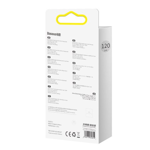 Kabel przewód do szybkiego ładowania i transferu danych USB - USB-C 100W 1.2m niebieski Kabel przewód do szybkiego ładowania i transferu danych USB - USB-C 100W 1.2m niebieski