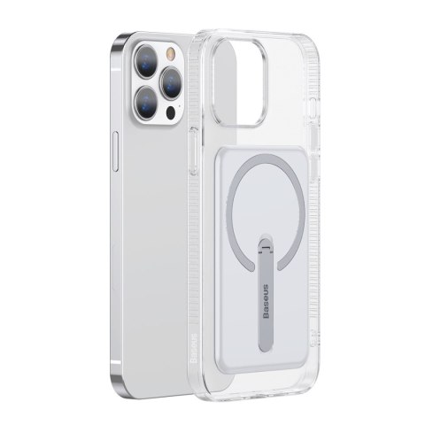 Magnetyczne etui obudowa z podstawką do iPhone 13 Pro 6.1'' 2021 przezroczysty Magnetyczne etui obudowa z podstawką do iPhone 13 Pro 6.1'' 2021 przezroczysty