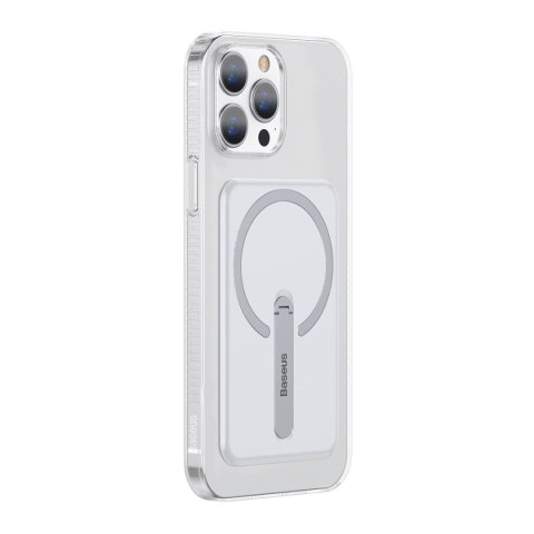 Magnetyczne etui obudowa z podstawką do iPhone 13 Pro 6.1'' 2021 przezroczysty Magnetyczne etui obudowa z podstawką do iPhone 13 Pro 6.1'' 2021 przezroczysty