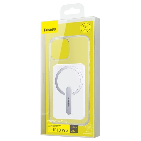 Magnetyczne etui obudowa z podstawką do iPhone 13 Pro 6.1'' 2021 przezroczysty Magnetyczne etui obudowa z podstawką do iPhone 13 Pro 6.1'' 2021 przezroczysty