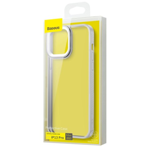 Pancerne odporne etui do iPhone 13 Pro z żelową ramką szary Pancerne odporne etui do iPhone 13 Pro z żelową ramką szary