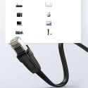 Płaski kabel sieciowy patchcord LAN RJ45 Ethernet Cat. 6 5m czarny