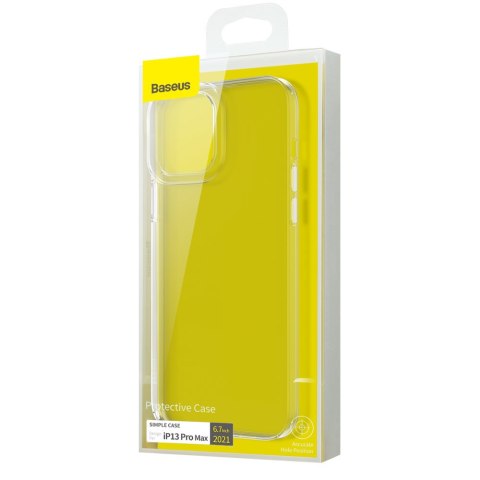 Przezroczyste żelowe etui iPhone 13 Pro Max Simple Series Case przezroczysty Przezroczyste żelowe etui iPhone 13 Pro Max Simple Series Case przezroczysty