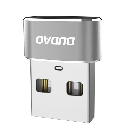 Adapter przejściówka ze złącza USB-C na zwykły USB czarny Adapter przejściówka ze złącza USB-C na zwykły USB czarny