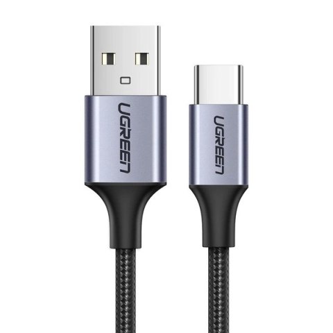 Kabel przewód w mocnym oplocie USB - USB-C QC 3.0 3A 2m szary Kabel przewód w mocnym oplocie USB - USB-C QC 3.0 3A 2m szary