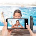 Wodoodporne etui torebka na telefon ze smyczą IPX8 do 30m czarny