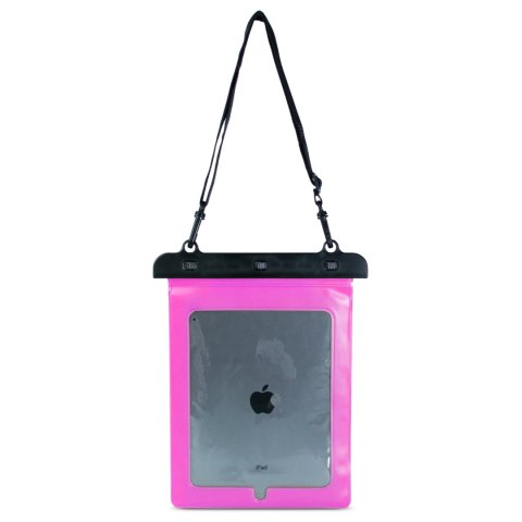 Etui wodoszczelne na tablet PVC z regulowanym paskiem Outdoor - różowe Etui wodoszczelne na tablet PVC z regulowanym paskiem Outdoor - różowe