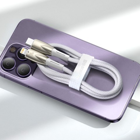 Kabel przewód do szybkiego ładowania Glimmer Series USB-C 480Mb/s PD 100W 2m czarny Kabel przewód do szybkiego ładowania Glimmer Series USB-C 480Mb/s PD 100W 2m czarny